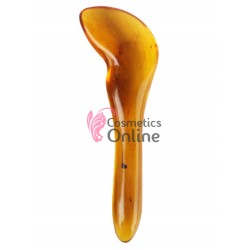 Accesoriu pentru masaj terapeutic Gua Sha Cod GH032 Amber 